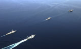 STK105712M
German Navy frigate FGS Hessen and the USS Harry S. Truman carrier strike group.