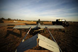 STK105738M
A U.S. Army RQ-7B Shadow unmanned aerial vehicle set for launch.