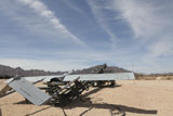 STK105750M
An RQ-7 Shadow unmanned aerial vehicle positioned on its catapult.