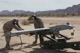 STK105751M
U.S. Marines start the engine of an RQ-7 Shadow.