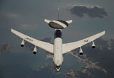 STK106065M
A U.S. Air Force E-3 Sentry aircraft off the coast of South Korea.