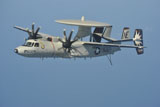 STK106168M
An E-2C Hawkeye in flight over the Arabian Sea.