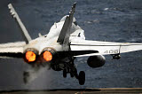 STK106395M
An F/A-18C Hornet launches from USS Abraham Lincoln.