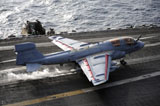 STK106437M
An EA-6B Prowler takes off from the aircraft carrier USS Enterprise.
