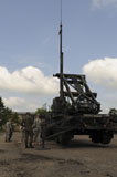 STK106523M
U.S. Soldiers teach the Polish military how to use the Patriot missile system.