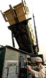 STK106531M
U.S. Army soldier checking a MIM-104 Patriot Missile System.