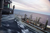 STK106762M
USS Harry S. Truman pulls alongside the fleet oiler USNS Kanawha.