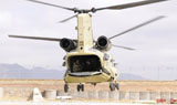 STK106974M
A CH-47 Chinook helicopter transporting wounded warriors.