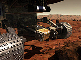 STK200108S
A close-up view of the arm on NASA's Mars 2003 Rover.