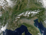 STK200384S
Satellite view of the Alps