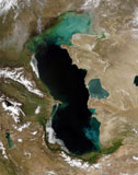 STK200386S
Satellite view of the Caspian Sea