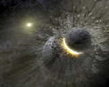 STK200443S
A collision between massive objects in space.