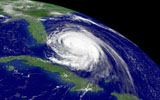 STK200865S
Hurricane Frances approaching Florida.