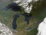 STK200991S
Satellite view of The Great Lakes.