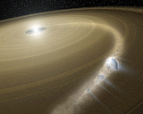 STK201205S
A comet being torn to shreds around a dead star.