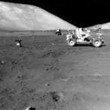STK201252S
Apollo 17 image of land rover on moon.