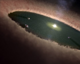STK201440S
A gap in a protoplanetary, or planet-forming, disk surrounding a young star.