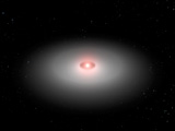 STK201452S
Planetary debris encircling the star AU Microscopii.
