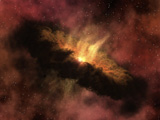 STK201599S
A young star surrounded by a dusty protoplanetary disk.