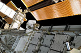 STK201621S
Astronaut participates in extravehicular activity.