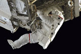 STK201780S
Astronaut participates in extravehicular activity.