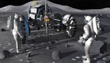 STK201817S
Artist's rendering of future space exploration missions.