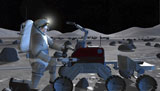 STK201825S
Artist's rendering of future space exploration missions.