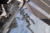 STK201913S
The Canadian-built Dextre robotic system in the grasp of the robotic Canadarm2.