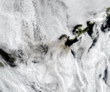 STK202132S
Plume from Okmok Volcano, Aleutian Islands
