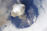 STK202783S
Eruption of Sarychev volcano.