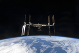 STK202964S
International Space Station backdropped by Earth's horizon.