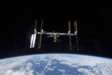 STK202965S
International Space Station backdropped by Earth's horizon.