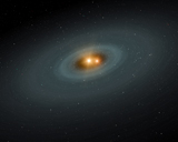 STK203448S
A tight pair of stars and a surrounding disk of dust.