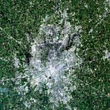 STK203754S
Satellite view of Indianapolis, Indiana.