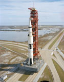 STK203940S
High angle view  of the Apollo 14 space vehicle.
