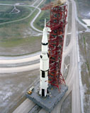STK203941S
High angle view  of the Apollo 15 space vehicle.