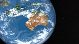 STK204045S
Planet Earth showing clouds over Australia.