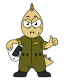 STK600003P
Illustration of an Allosaurus Jet pilot.
