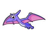 STK600035P
Cute illustration of a flying pterodactyl.