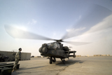 TMO100005M
An AH-64D Apache Longbow Block III attack helicopter prepares for a mission.