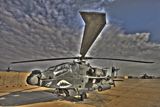 TMO100013M
High dynamic range photo of an  AH-64D Apache Longbow Block III attack helicopter.