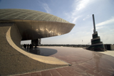 TMO100087M
Baghdad, Iraq - A great dome sits at 12 degrees over the Monument to the Unknown Soldier.