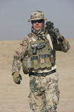 TMO100417M
A German soldier carries a Barrett M82A1 rifle.
