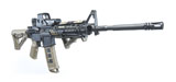 TMO100645M
Rock River Arms AR-15 rifle equipped with combat light..