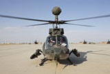 TMO100734M
An OH-58D Kiowa helicopter prepares for liftoff from COB Speicher.