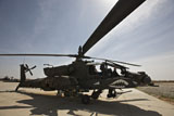 TMO100737M
An AH-64D Apache helicopter parked at Camp Speicher, Iraq.