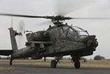 TMO100846M
AH-64 Apache helicopter on the runway.