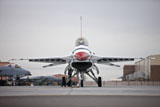 TMO100877M
An F-16C Thunderbird sits on the ramp at Nellis Air Force Base, Nevada.