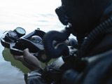 TWE300043M
Special Forces combat diver takes a look at his compass.