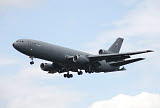 TZG100051M
A KC-10 Extender tanker aircraft prepares for landing.